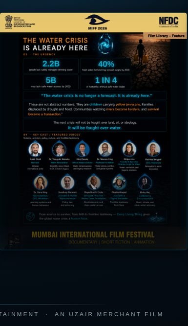 Every Living Thing — MIFF water crisis board